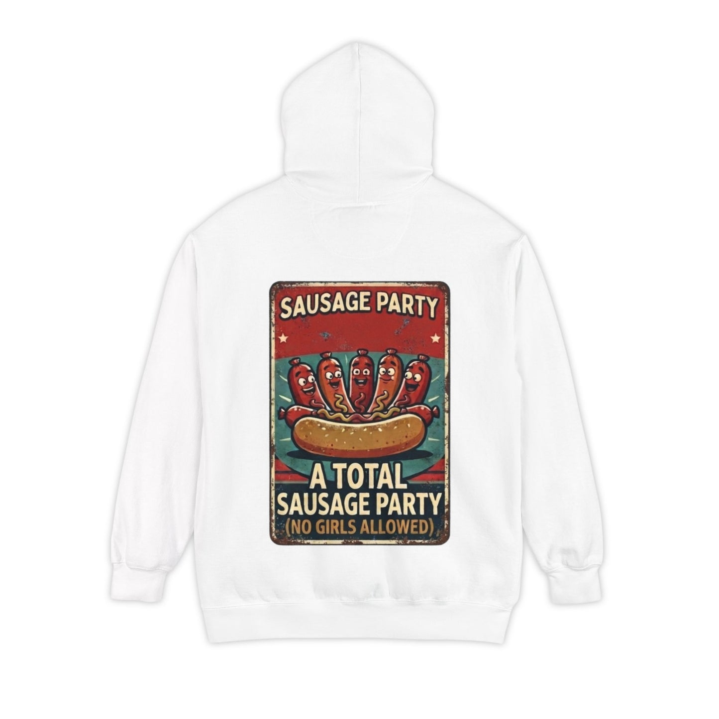 "Sausage Party" Garment-Dyed Hoodie