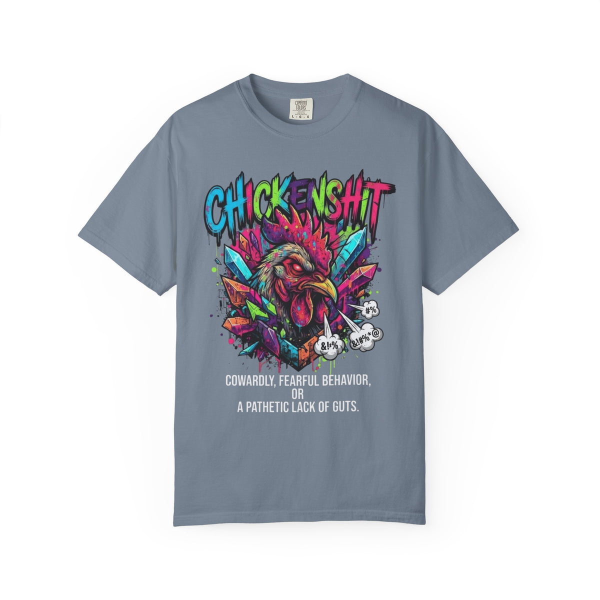 Color: Blue Jean | Chickenshit Unisex Garment-Dyed Tee