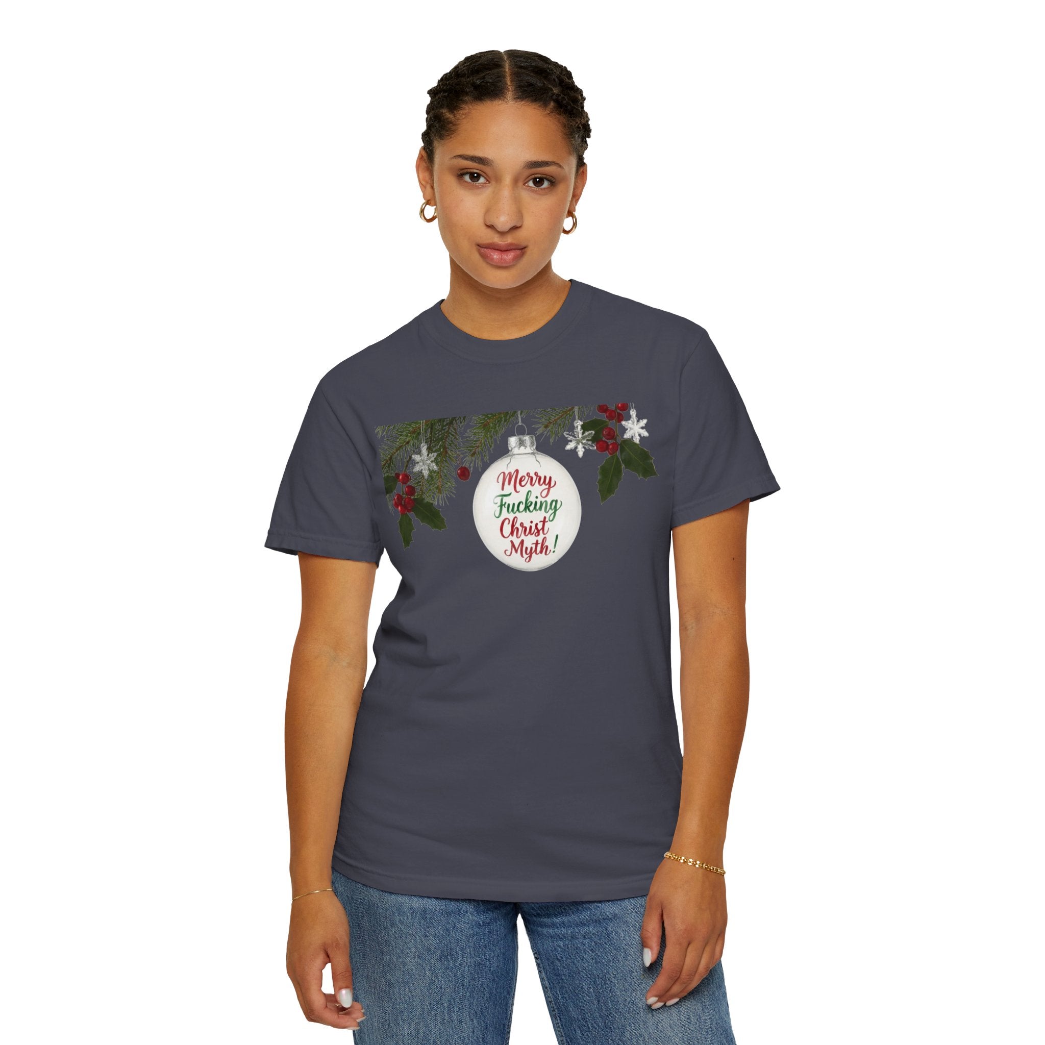 "MF Christ Myth" Unisex Garment-Dyed T-shirt
