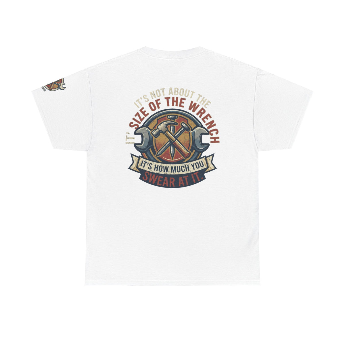 Color: White | Size Matters Premium Graphic Tee