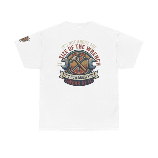 Color: White | Size Matters Premium Graphic Tee