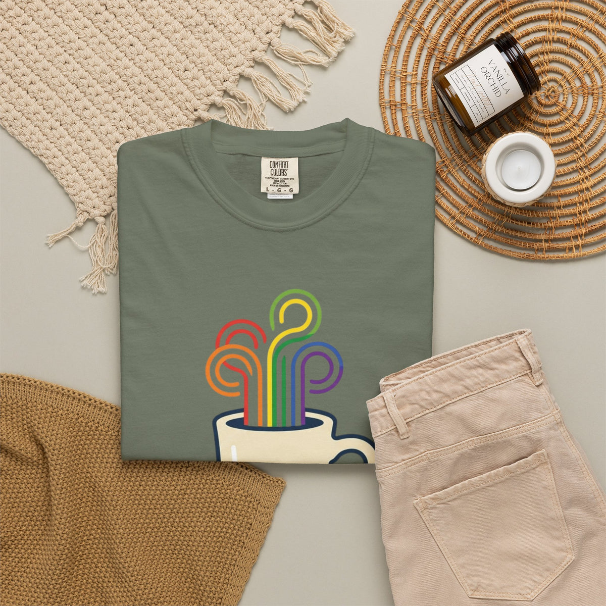 "Strong Loud Extra Steamy" Unisex Garment-Dyed Tee