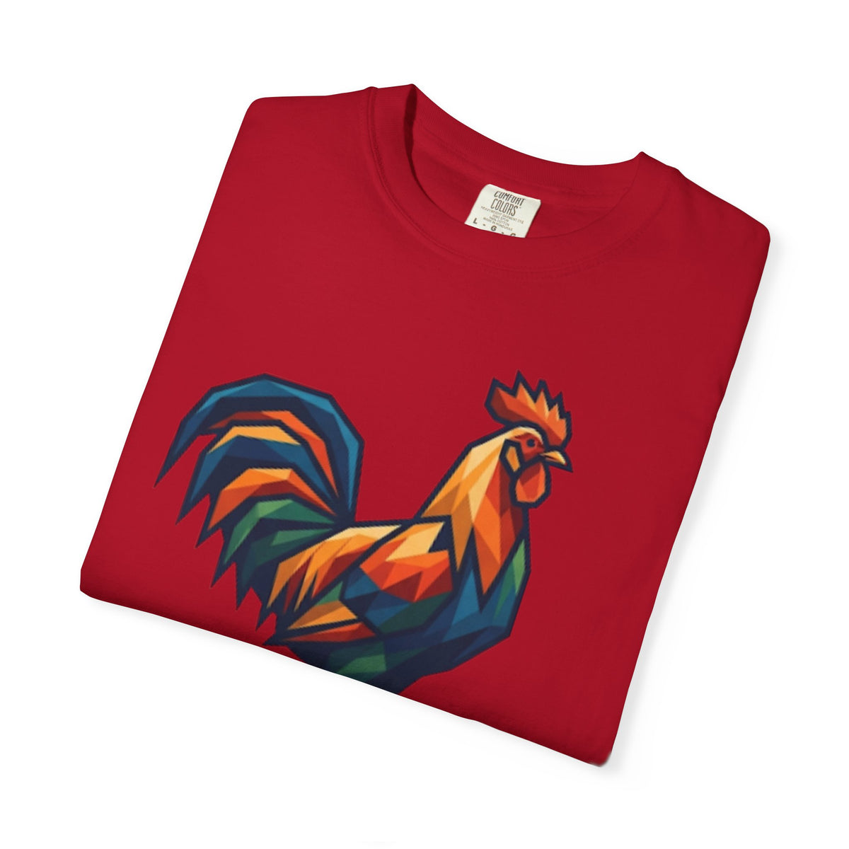 "Barnyard Rooster" Unisex Garment-Dyed Tee