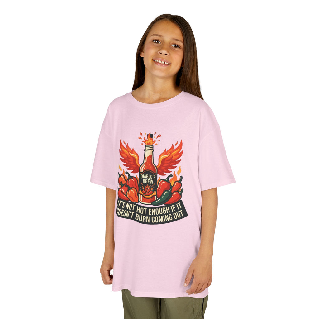 "Burns Coming Out" Kids Tee