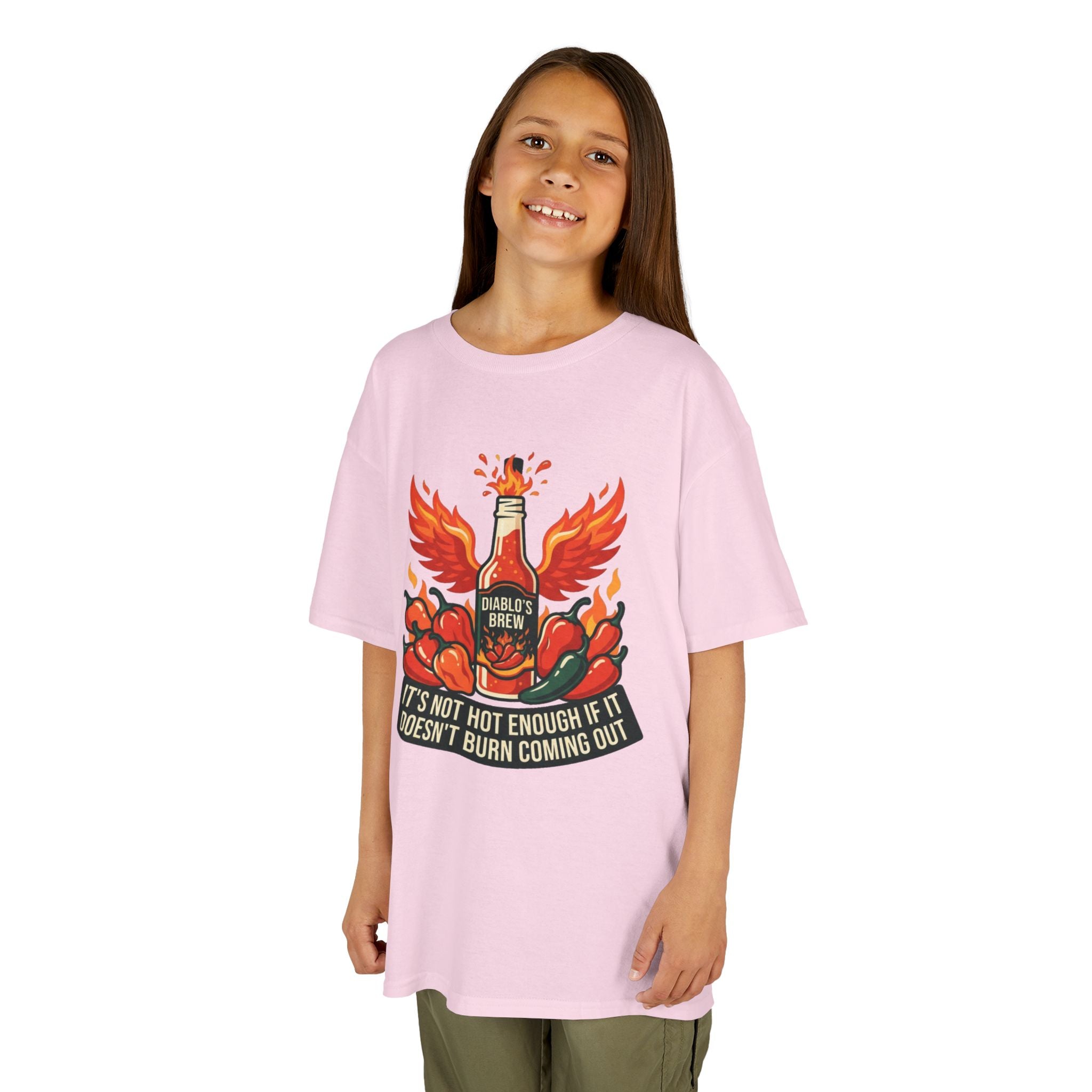 "Burns Coming Out" Kids Tee