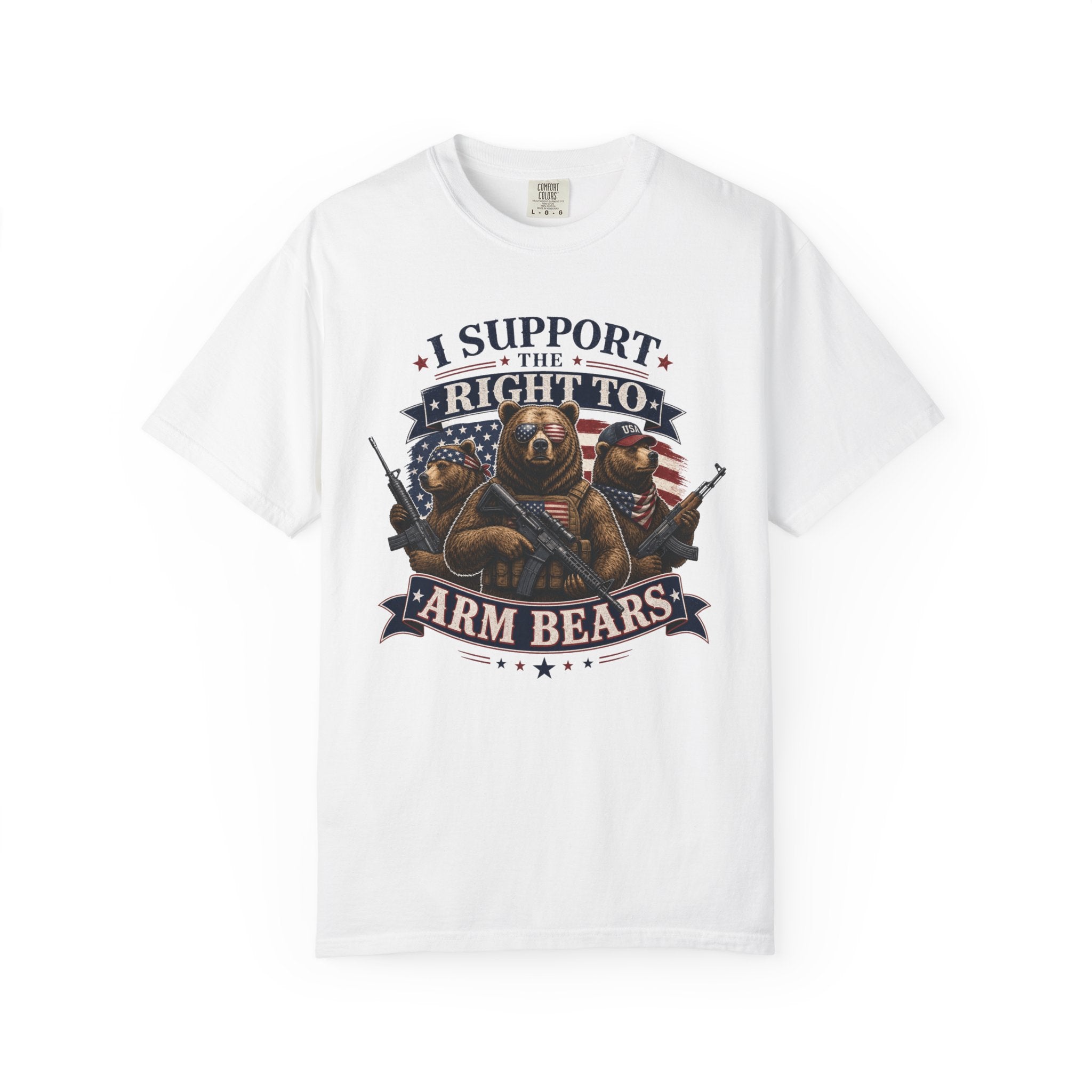 "Armed Bears" Unisex Garment-Dyed Tee