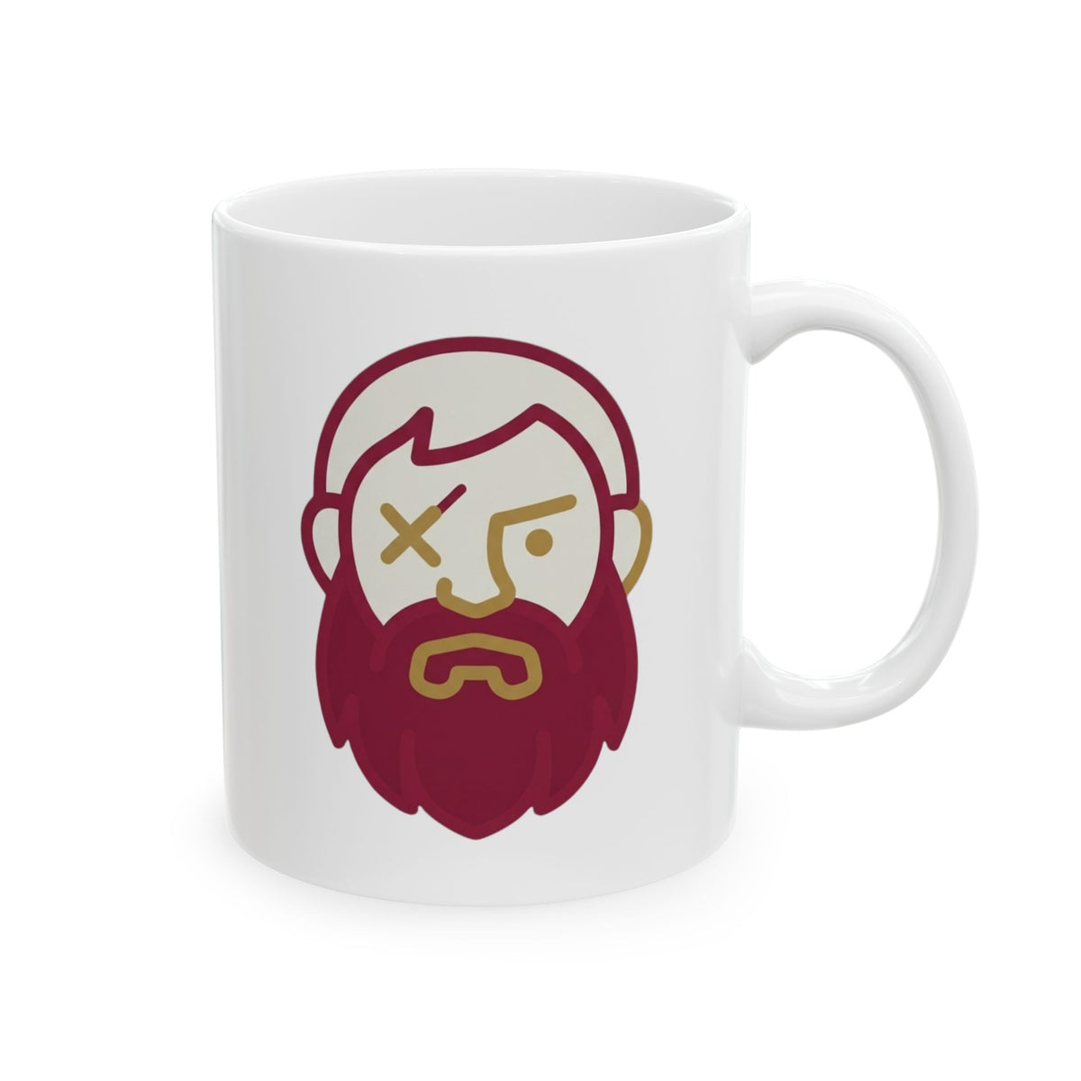 "Good Book Series Coffee Hot and Dead" White Ceramic Mug — Graphic