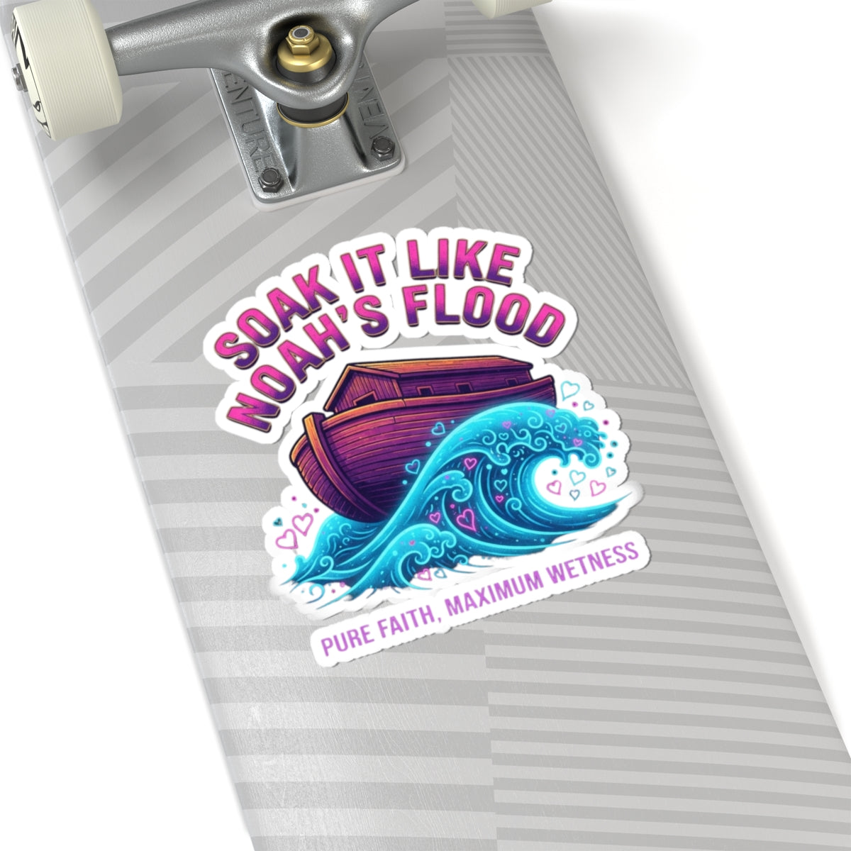 "Good Book Series Soak it Like Noah's Flood" Sticker — Main