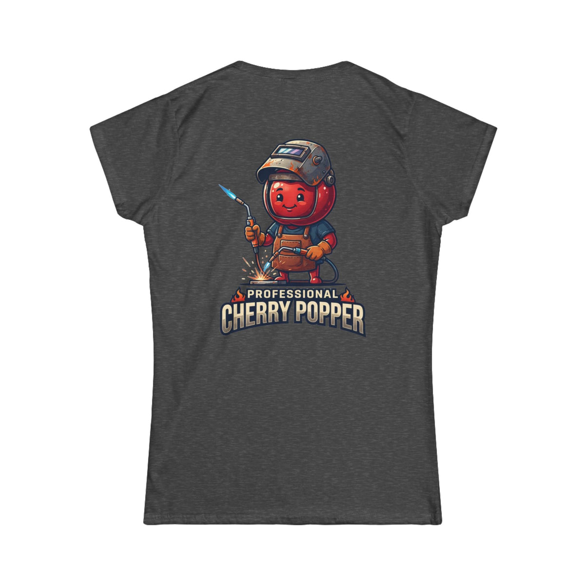 Color: Dark Heather | Professional Cherry Popper Women's Tee