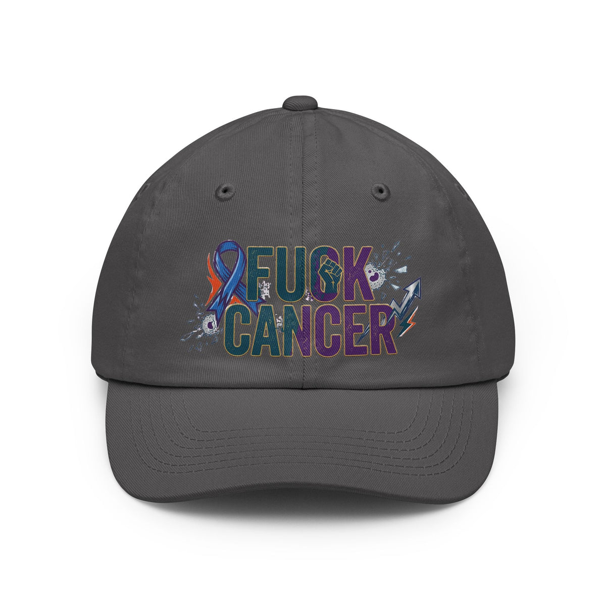 Color: Charcoal | Fuck Cancer Dad Hat