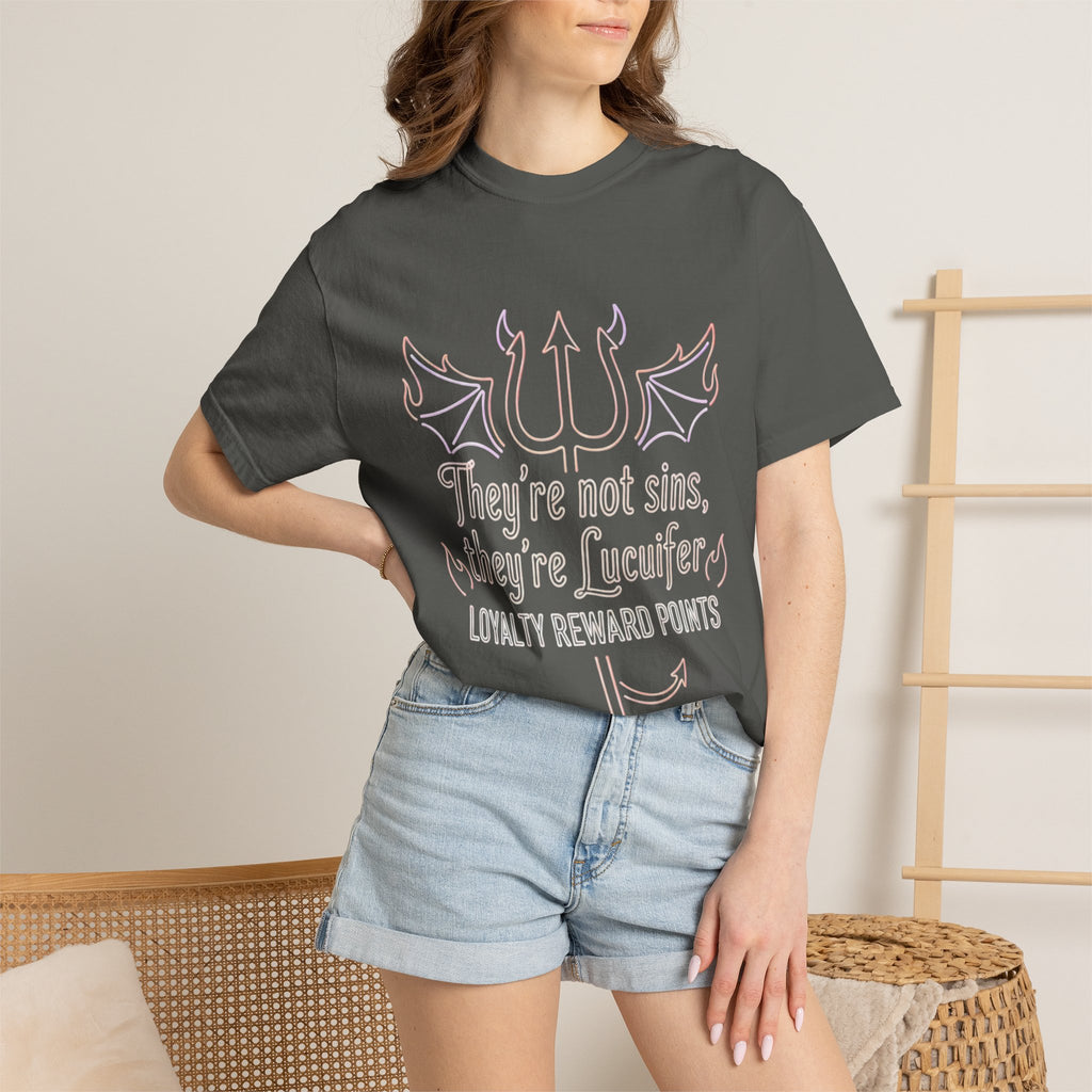 "Infernal Rewards Program" Unisex Garment-Dyed T-shirt