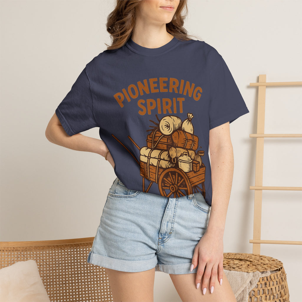 "Pioneering Spirit" Unisex Garment-Dyed T-shirt