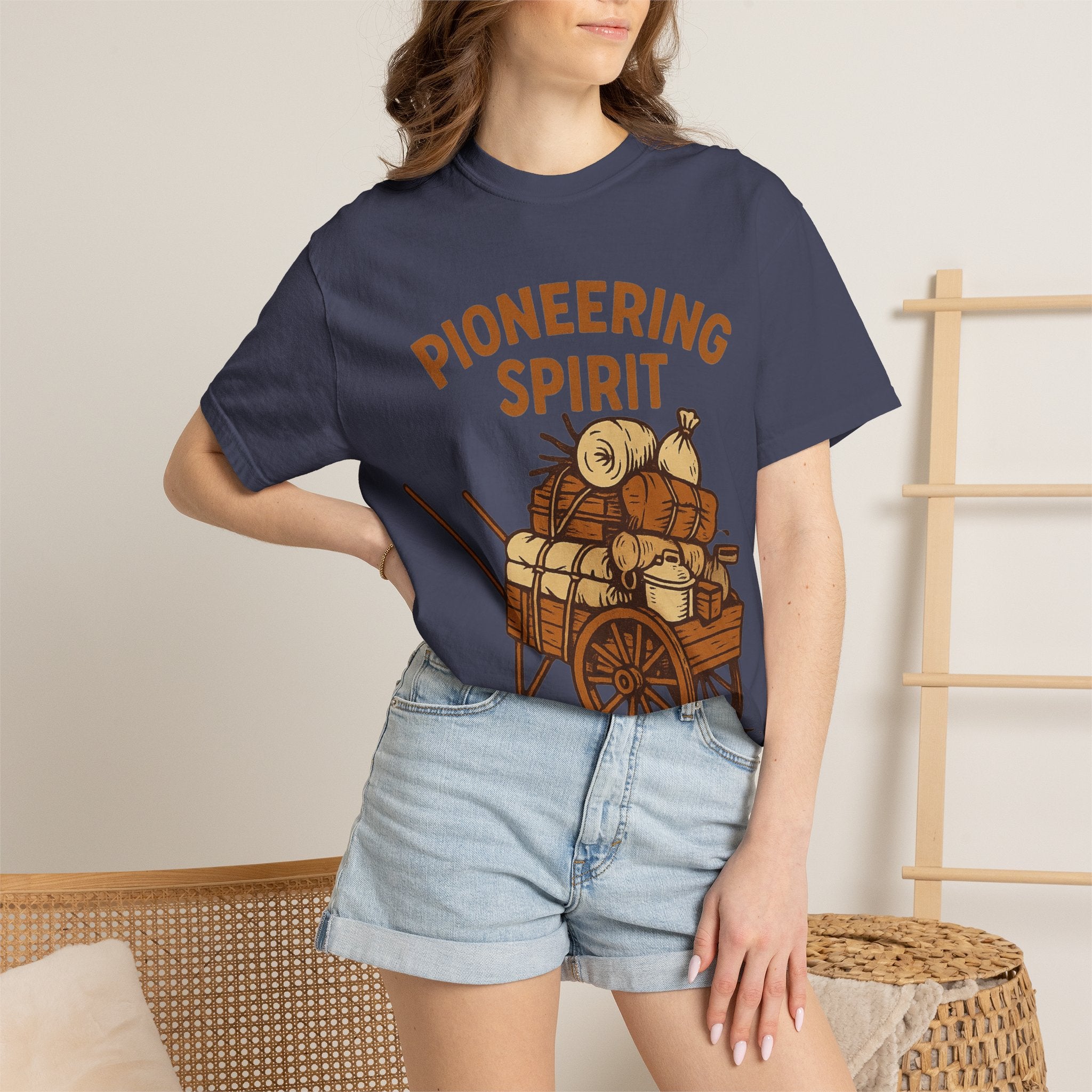 "Pioneering Spirit" Unisex Garment-Dyed T-shirt