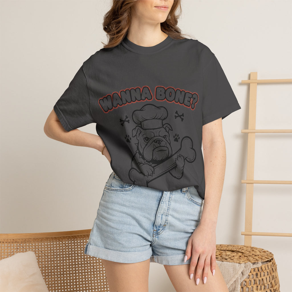 "Wanna Bone?" Unisex Garment-Dyed T-shirt
