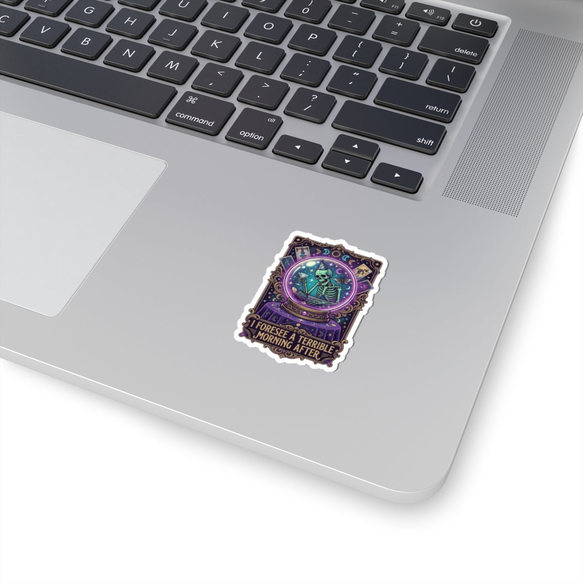 "I Foresee A Terrible Morning After" Sticker — Main