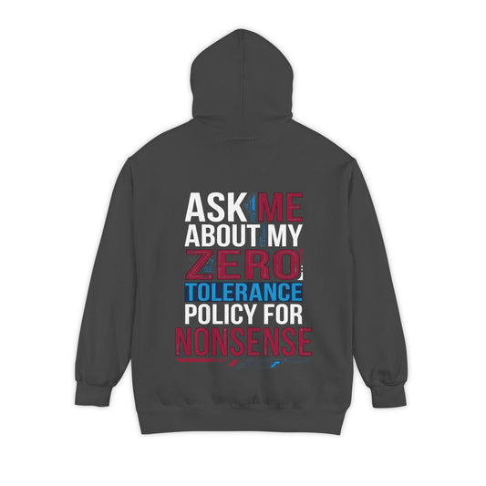 Color: Pepper | Zero Tolerance Policy Garment-Dyed Hoodie