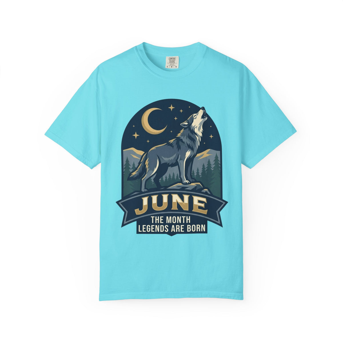 Color: Lagoon Blue | June Legend Unisex Garment-Dyed Tee