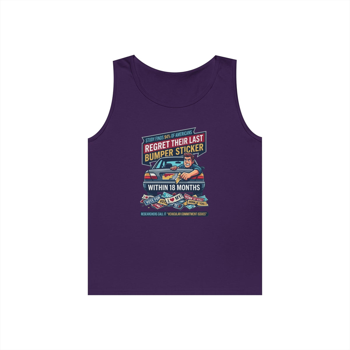 "Bumper Sticker Regret" Tank Top
