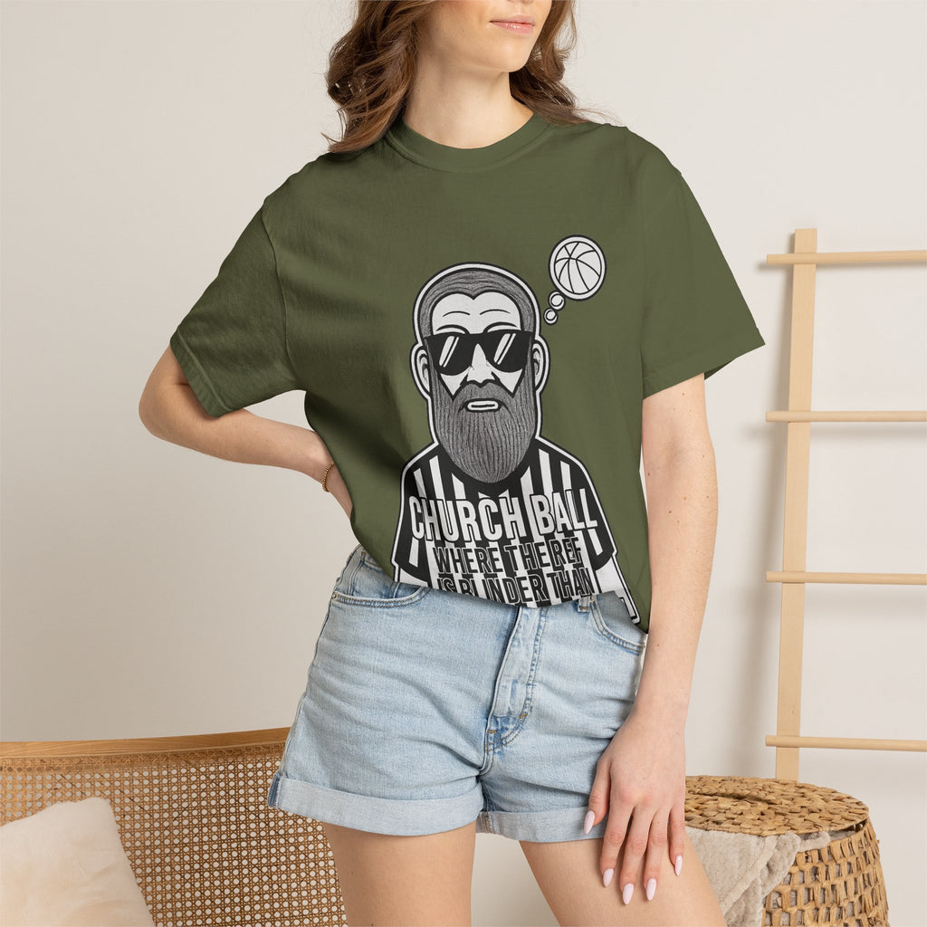"Church Ball: Blinder Than Methuselah" Unisex Garment-Dyed T-shirt