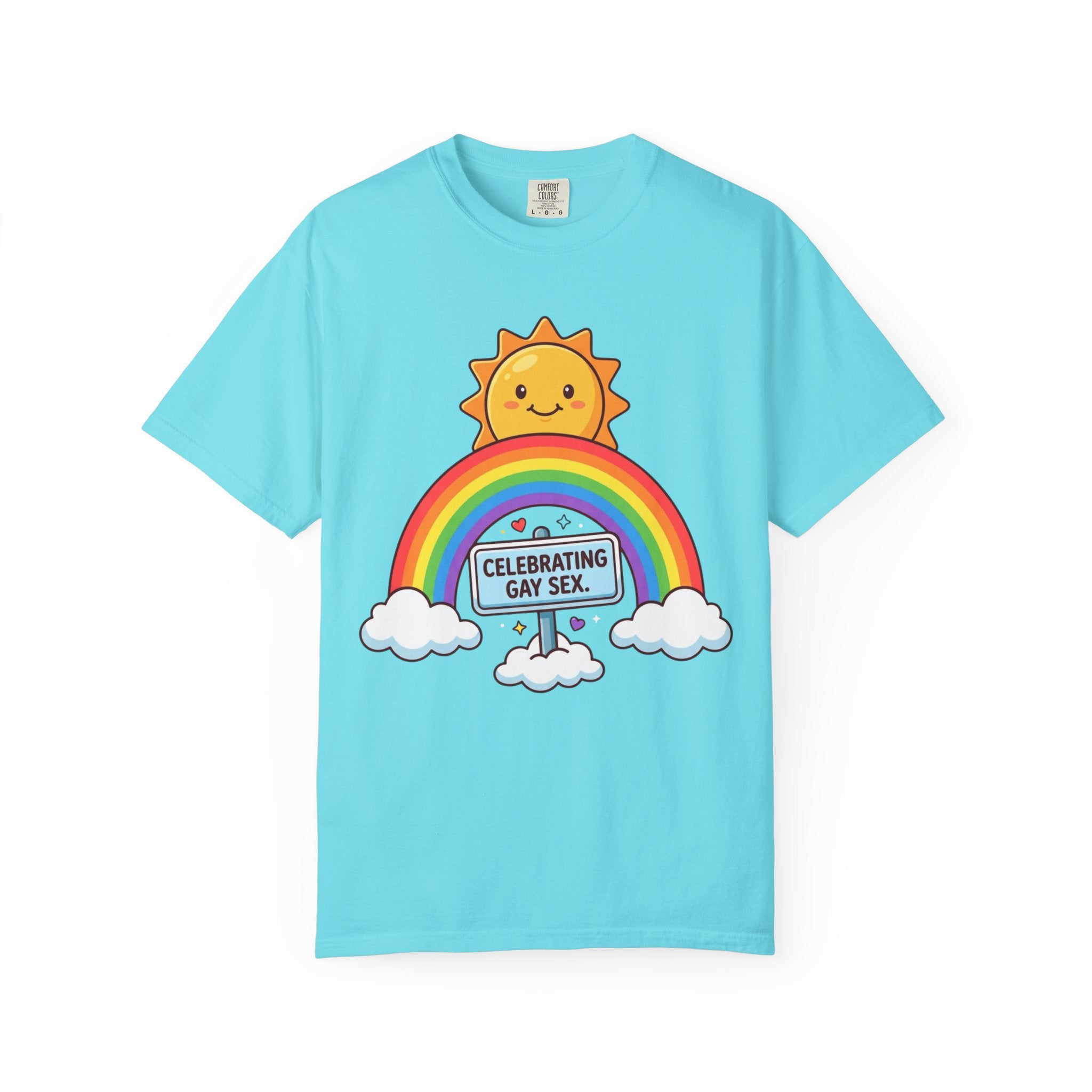 "Celebrating Gay Sex" Unisex Garment-Dyed Tee