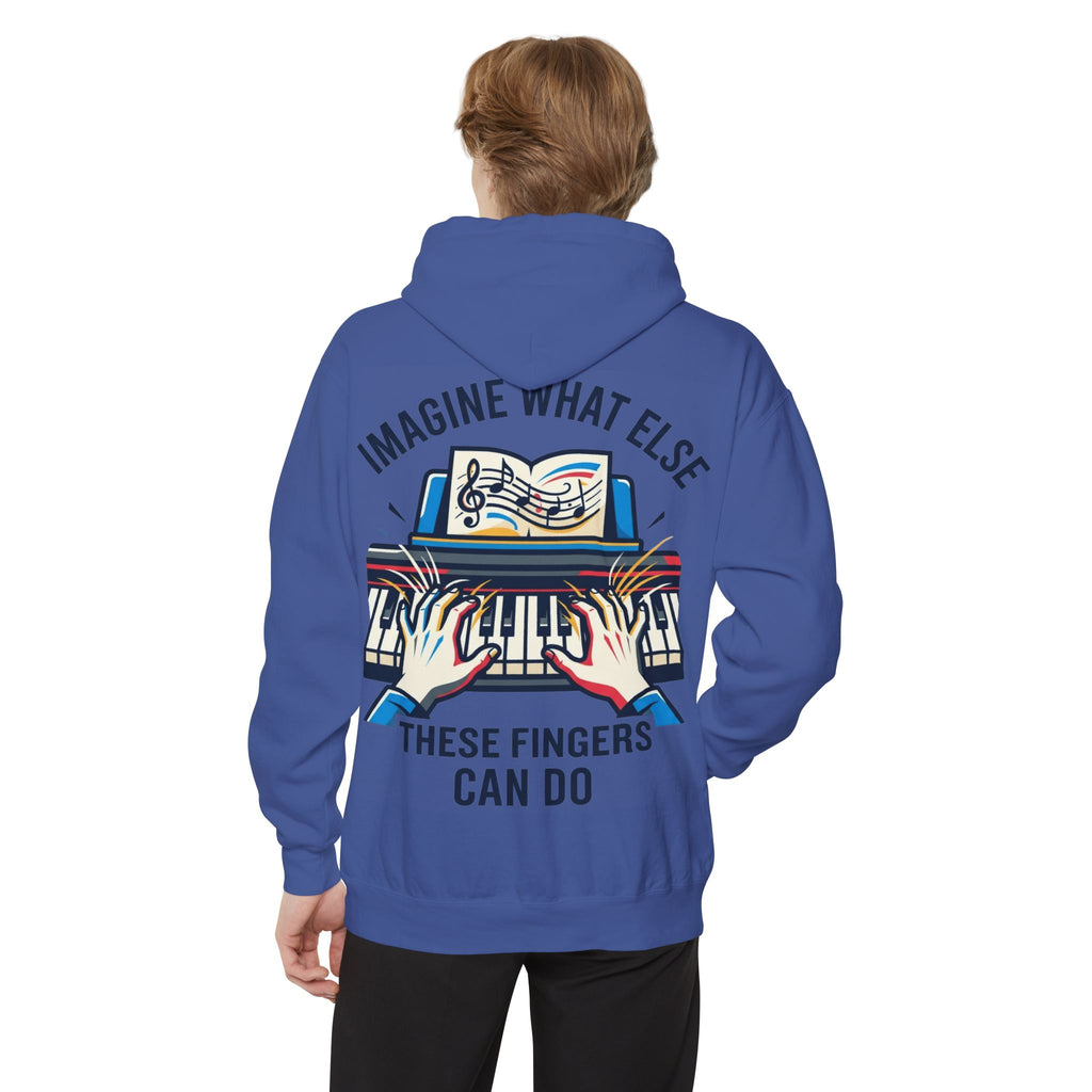 "Imagine What Else These Fingers Can Do" Garment-Dyed Hoodie