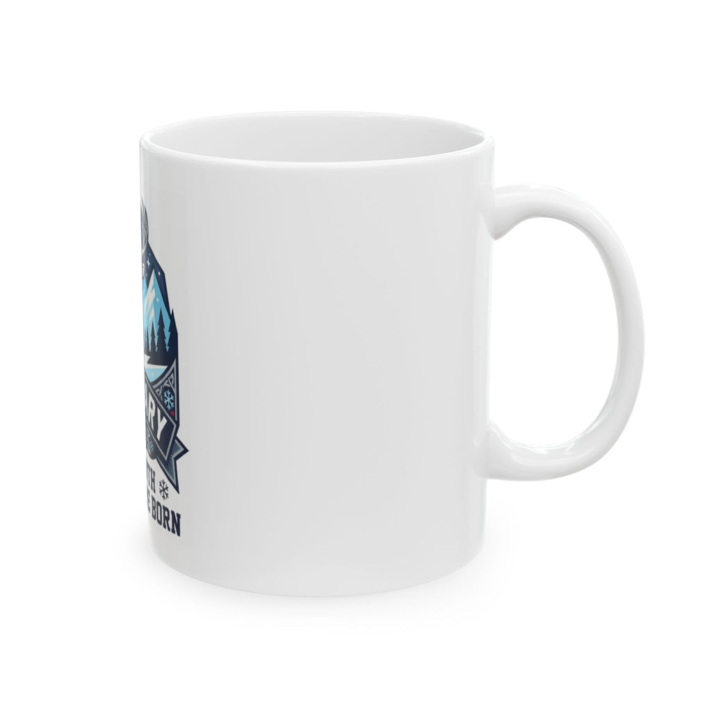 "February Legend" White Ceramic Mug