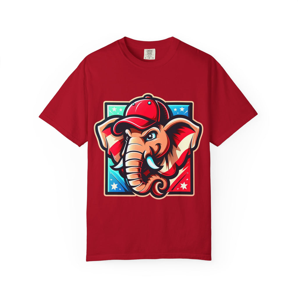 "The Patriot Elephant" Unisex Garment-Dyed T-shirt