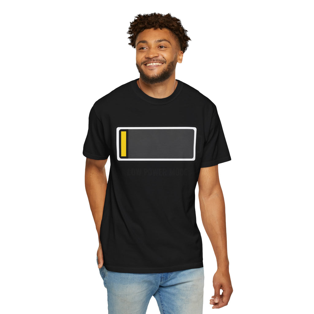 "Low Power Mode" Unisex Garment-Dyed Tee