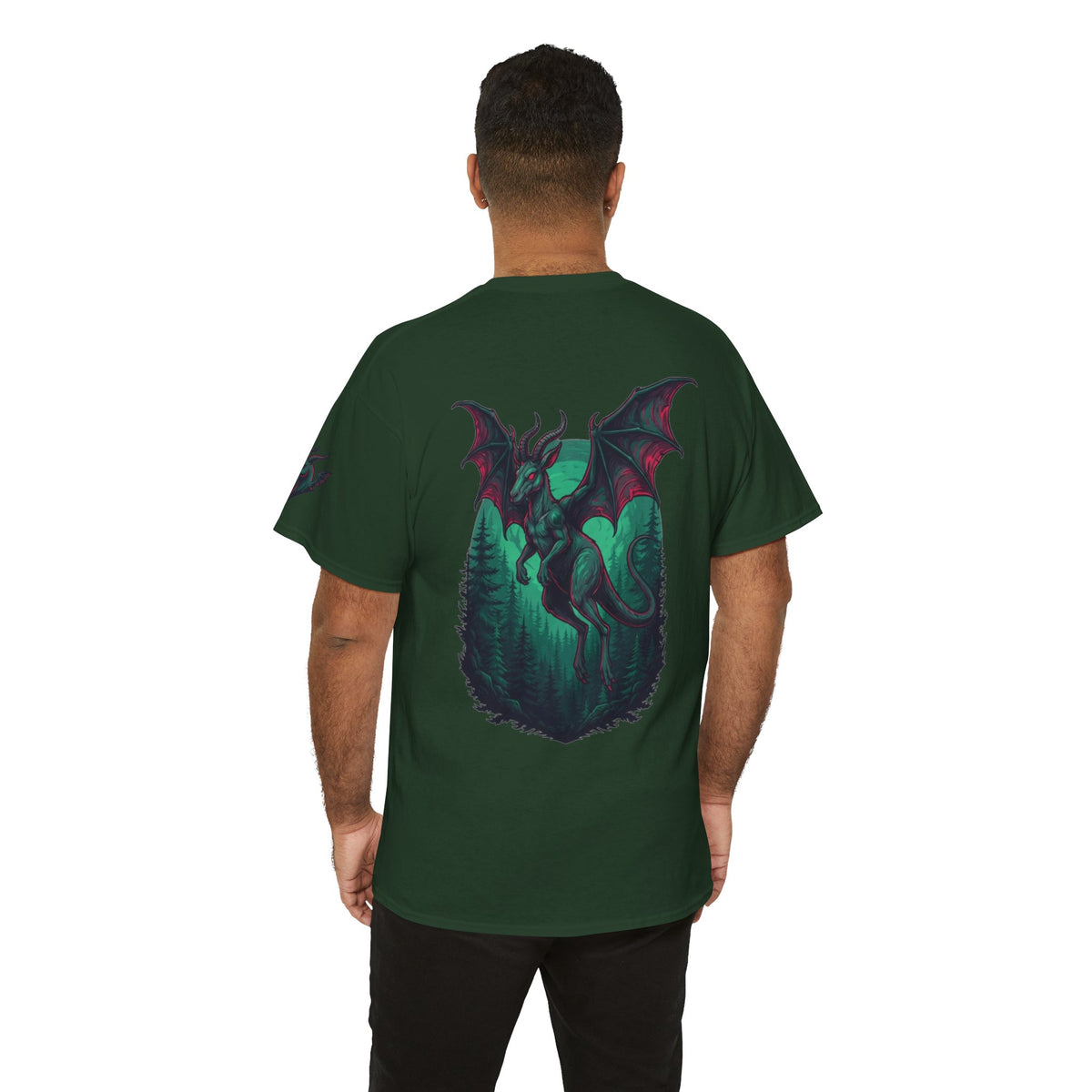 Color: Forest Green | The Jersey Devil (New Jersey, USA) Premium Graphic Tee