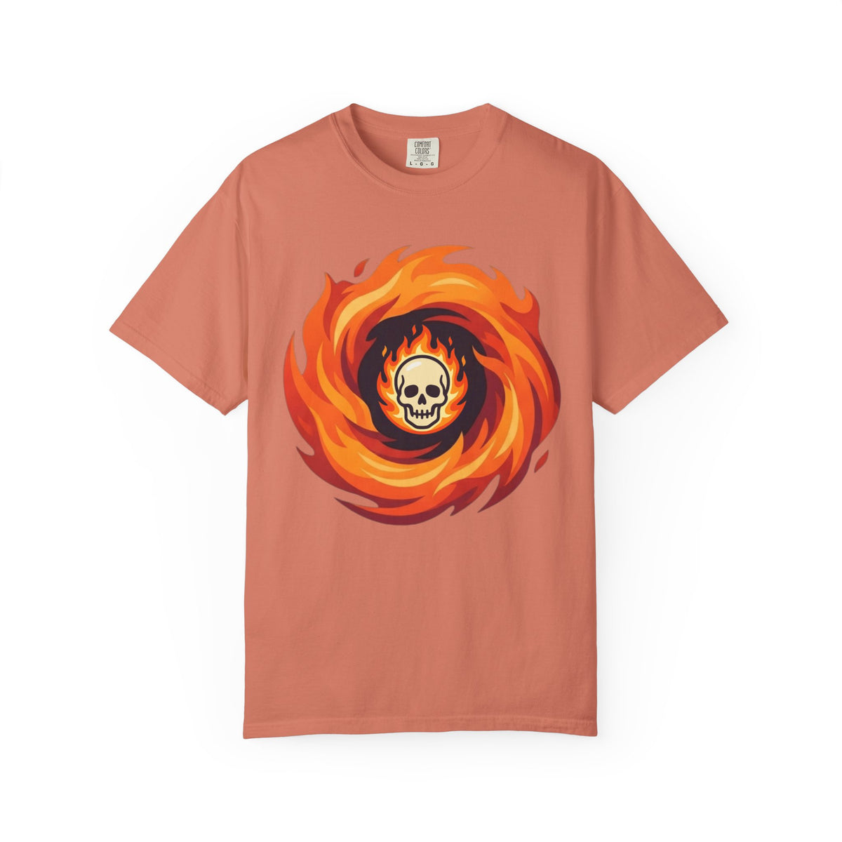 Color: Terracotta | Hellfire Unisex Garment-Dyed Tee
