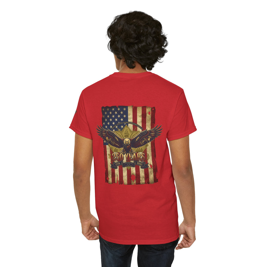 "Eagle and Flag 250 Years" Premium Graphic Tee