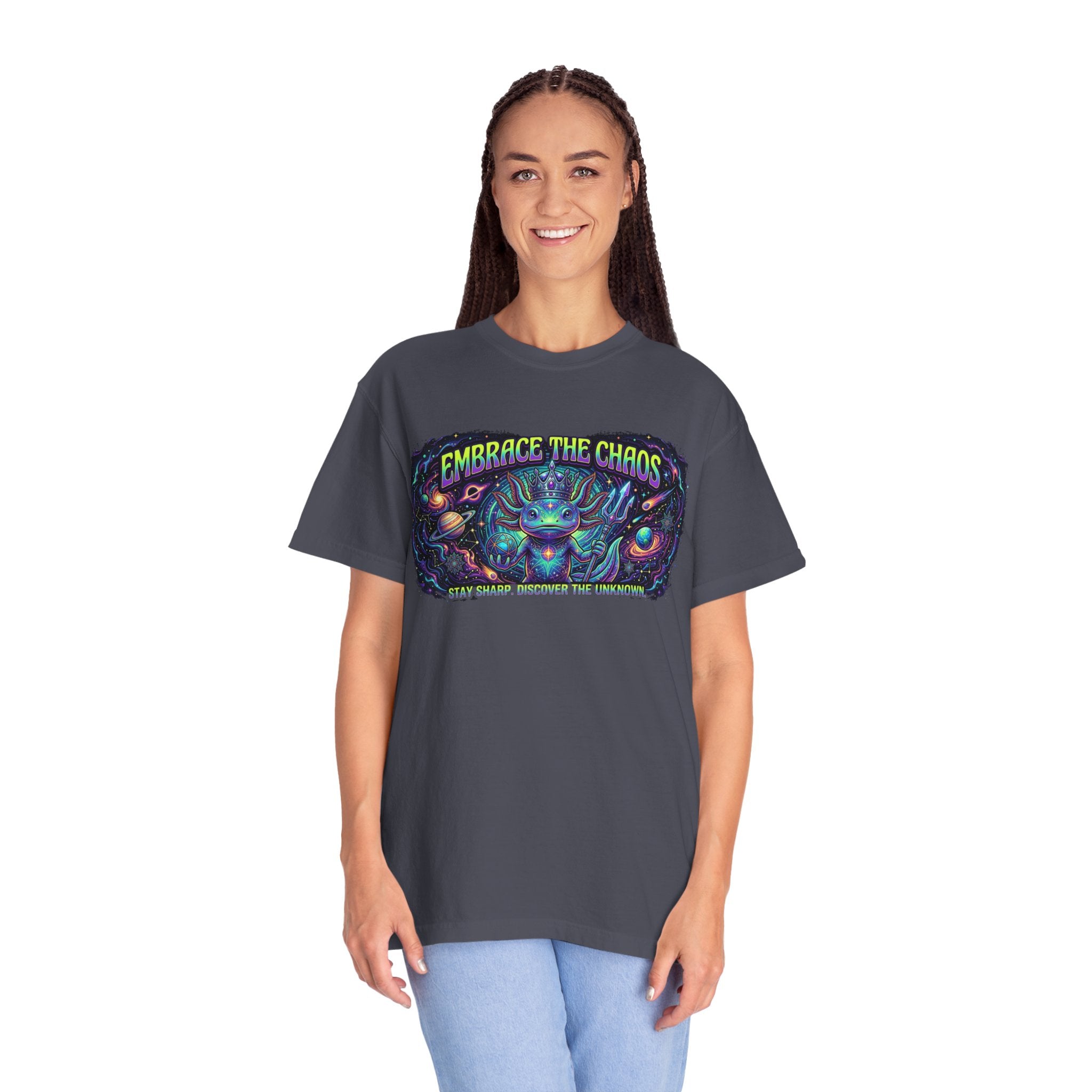 "Embrace the Chaos" Unisex Garment-Dyed Tee