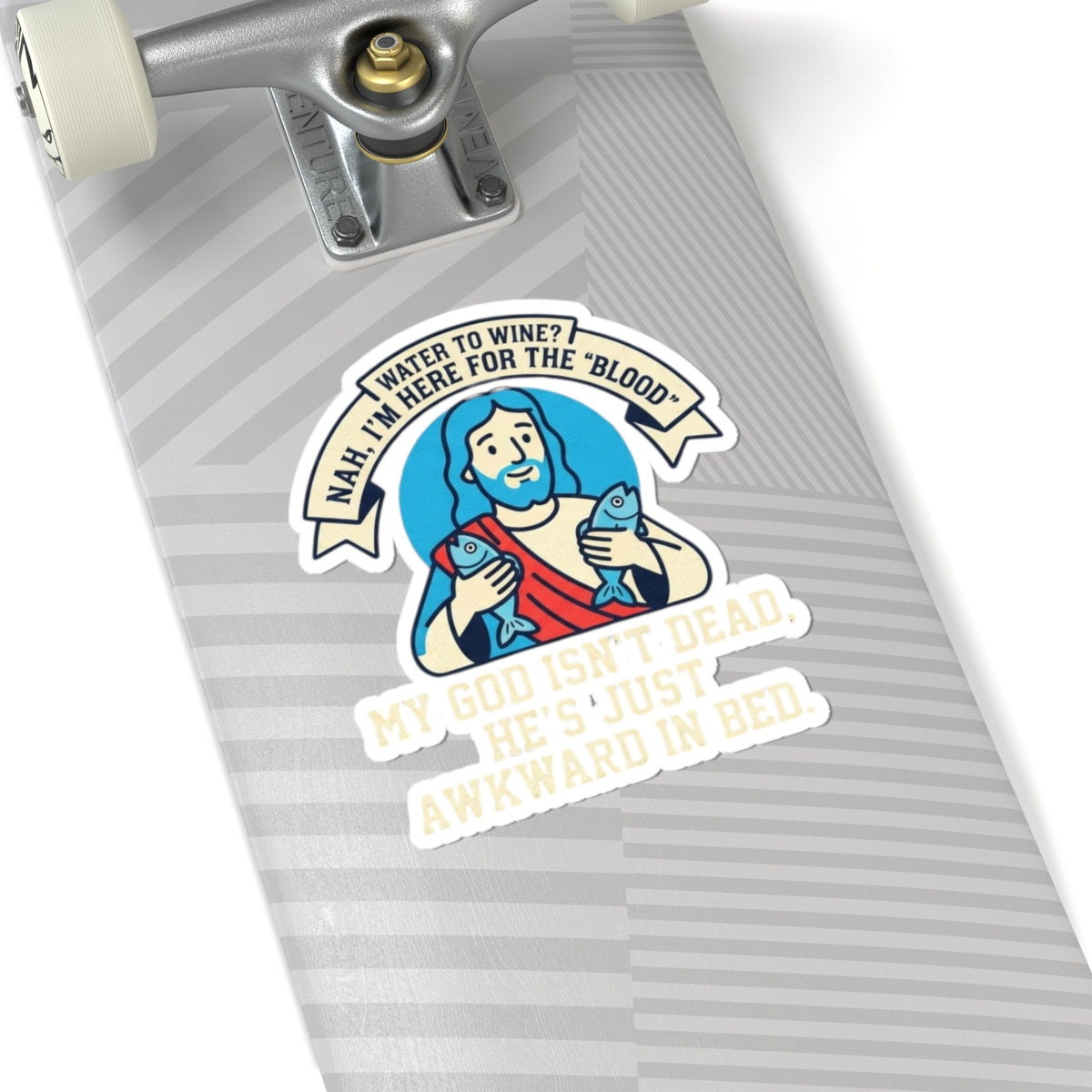 "Good Book Series Not Dead Awkward In Bed" Sticker — Main