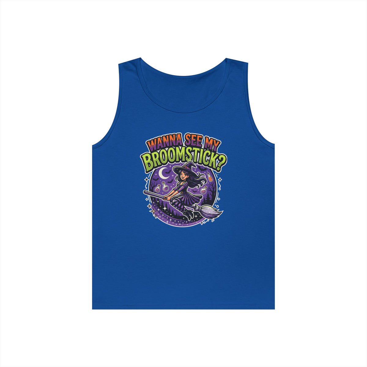 Color: Royal | Wanna See My Broomstick Tank Top