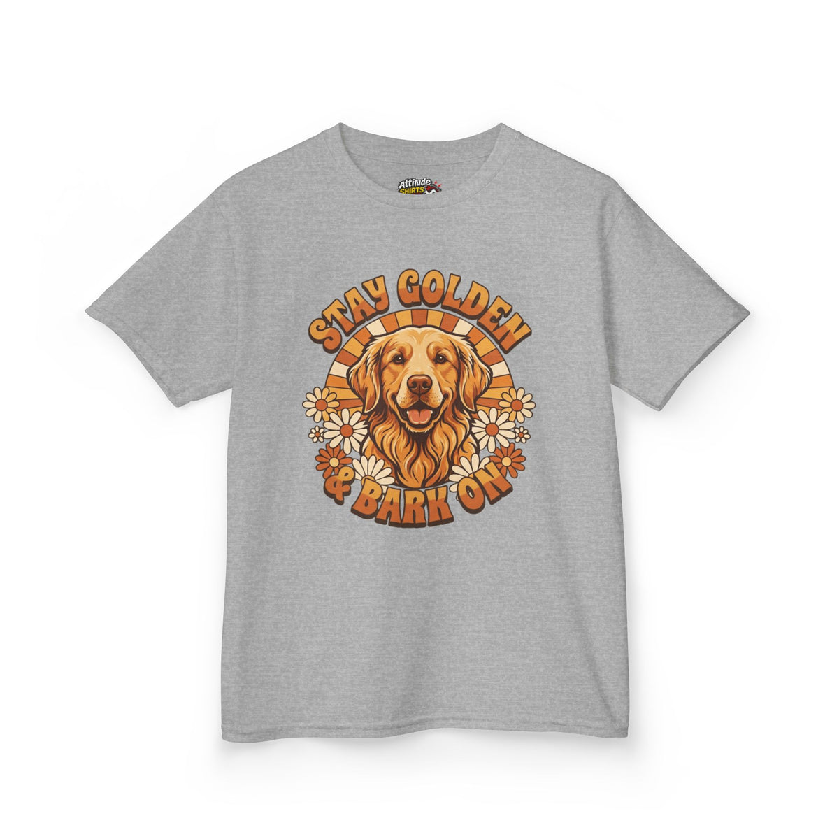 "Stay Golden & Bark On" Kids Tee