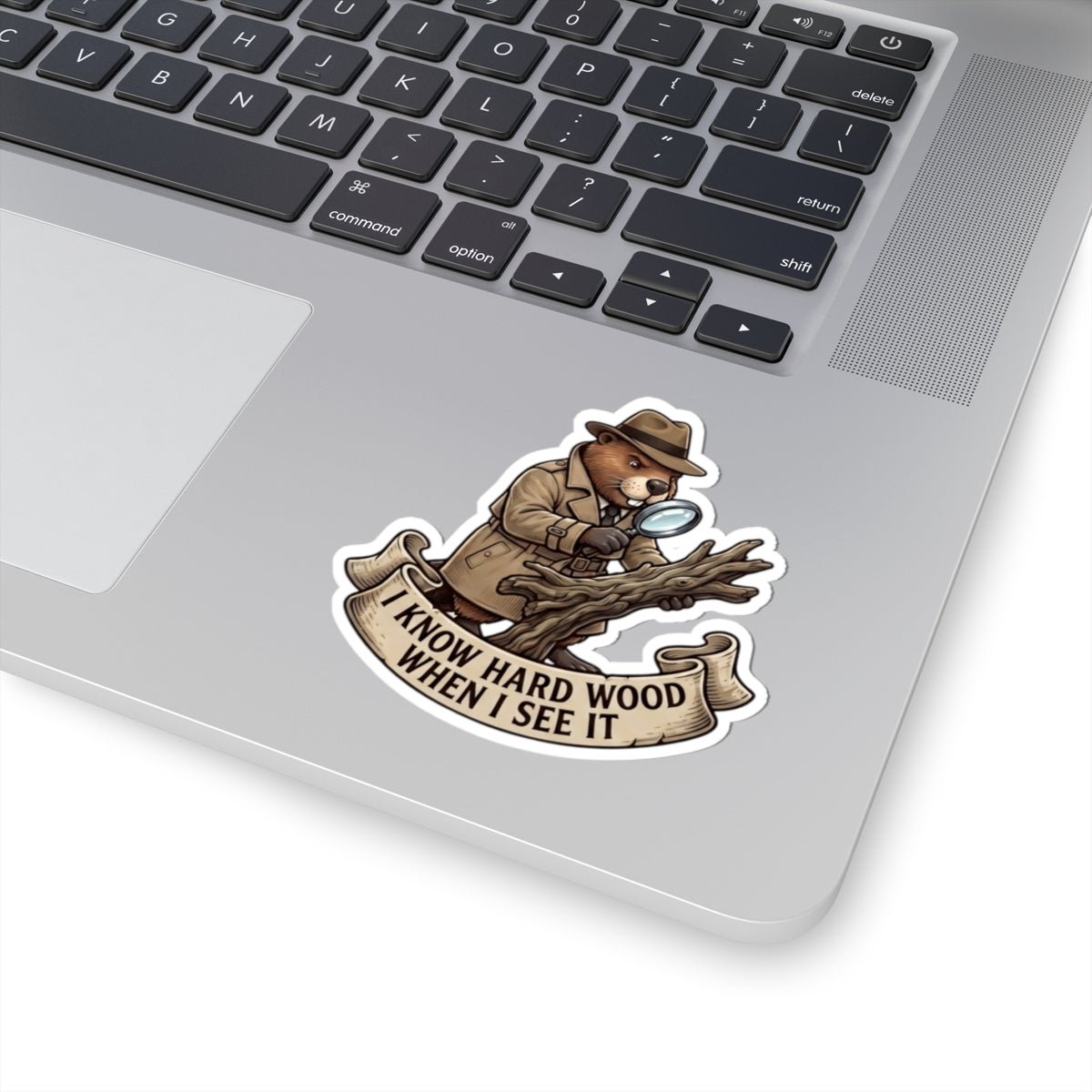"I Know Hard Wood" Sticker — Main