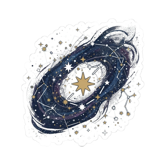 "Constellation Map (Dark Sky)" Sticker — Main