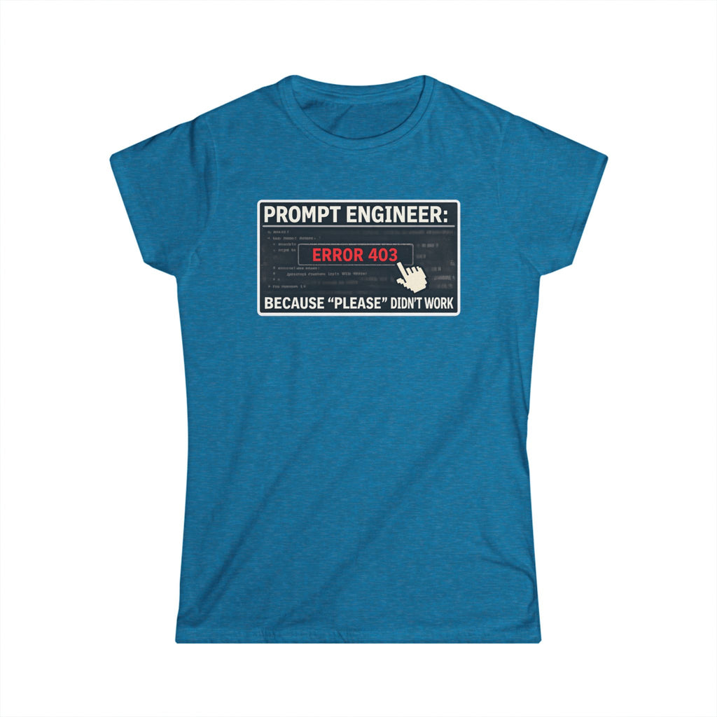 Politeness Failed. Try Fear™ | Women's Tee — AttitudeShirts