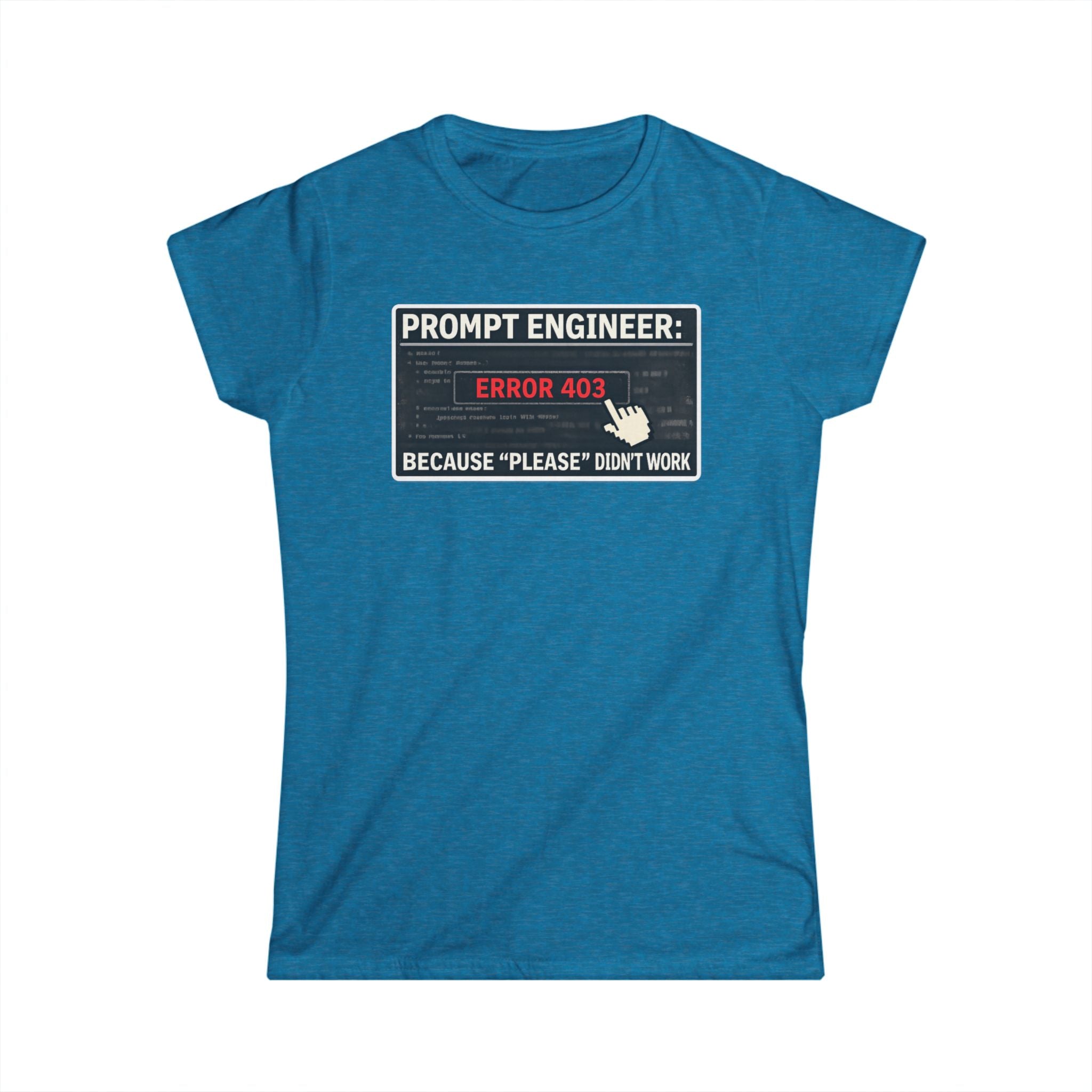 Politeness Failed. Try Fear™ | Women's Tee — AttitudeShirts