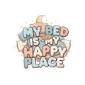 Bed > People: A Love Story | Kiss-Cut Sticker — AttitudeShirts