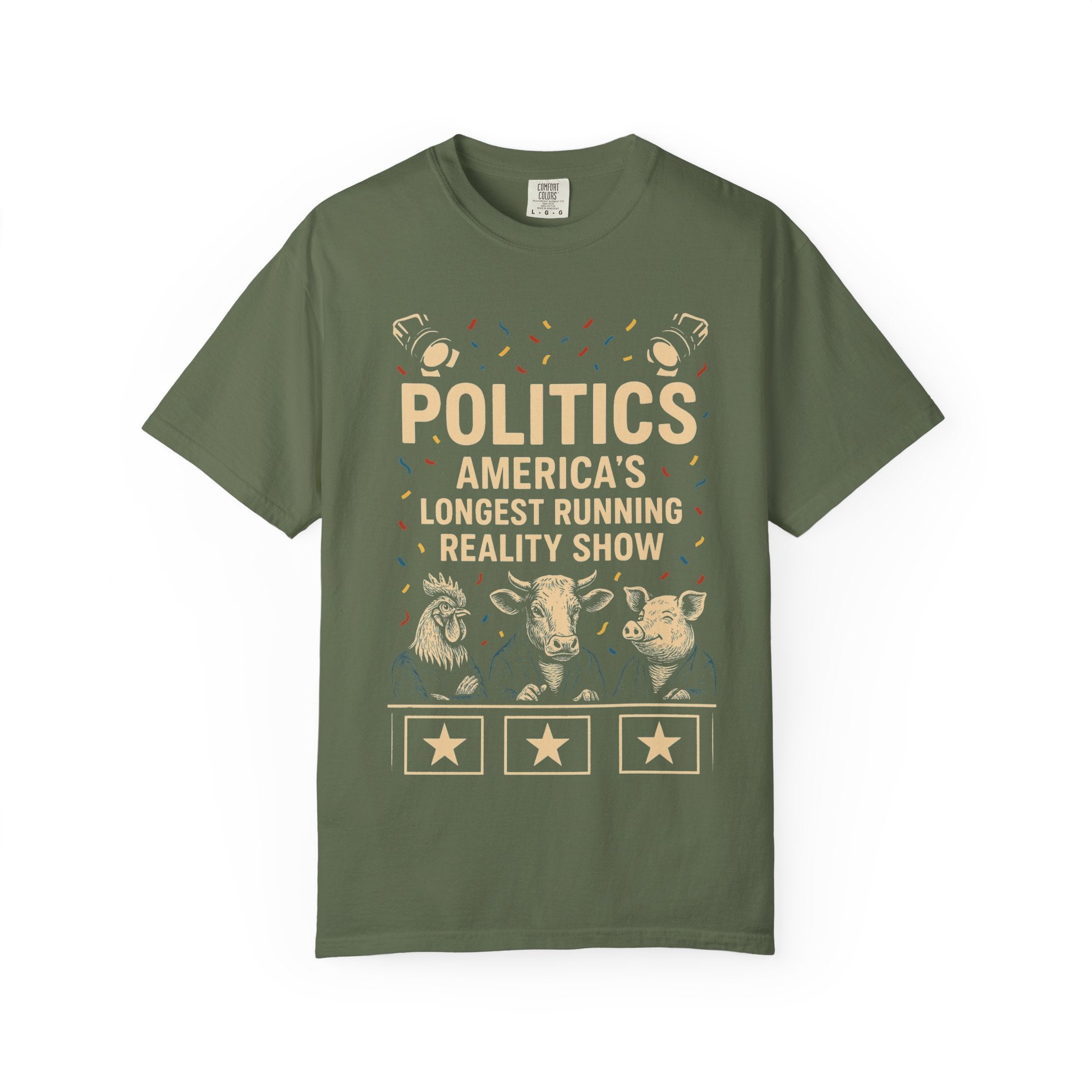 "The Ultimate Reality Show" Unisex Garment-Dyed T-shirt