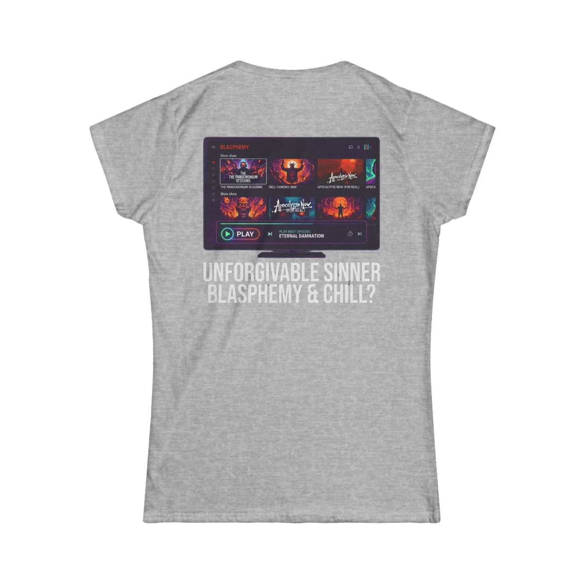 "Good Book Series Blasphemy & Chill" Women's Tee