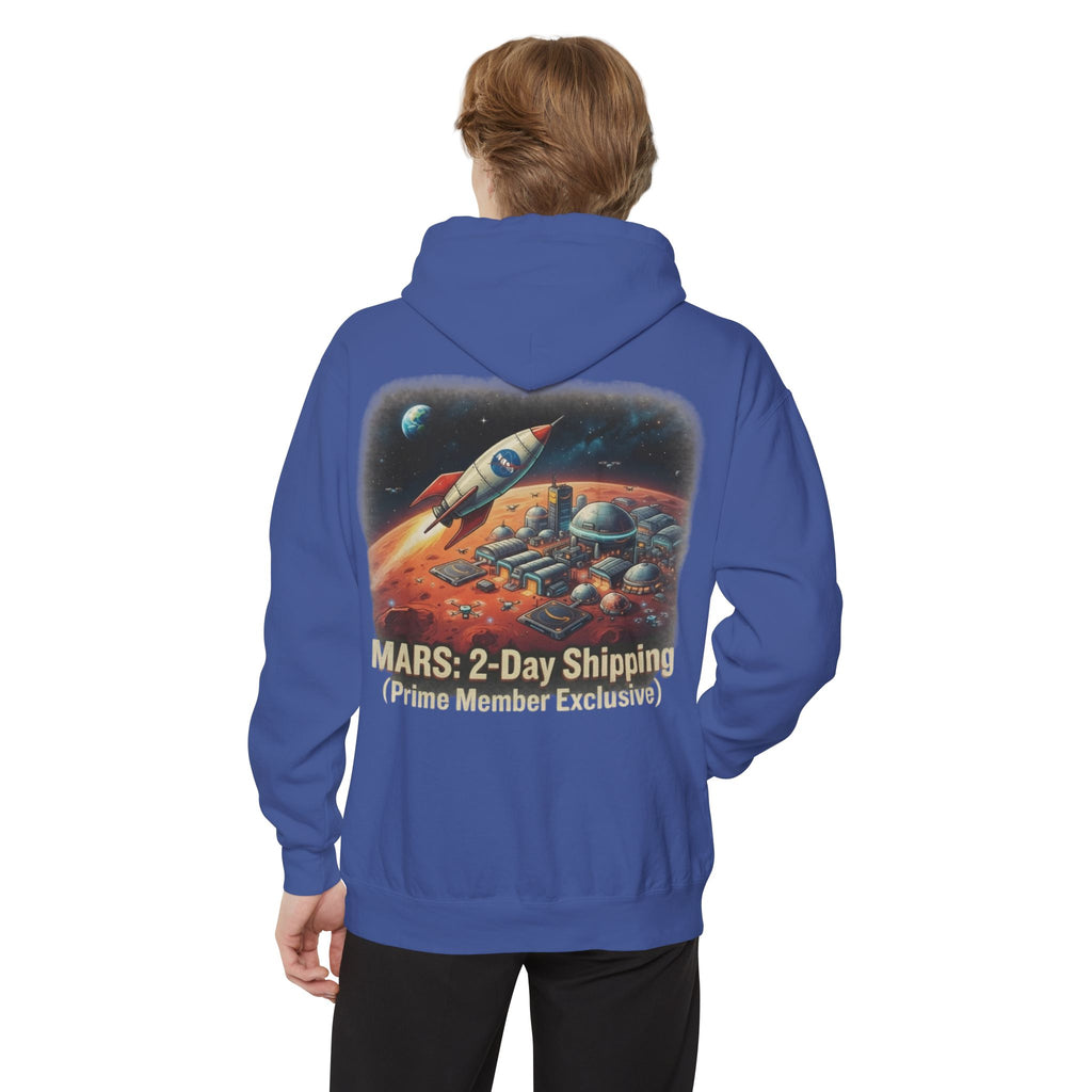 "Mars 2 Day Shipping" Garment-Dyed Hoodie