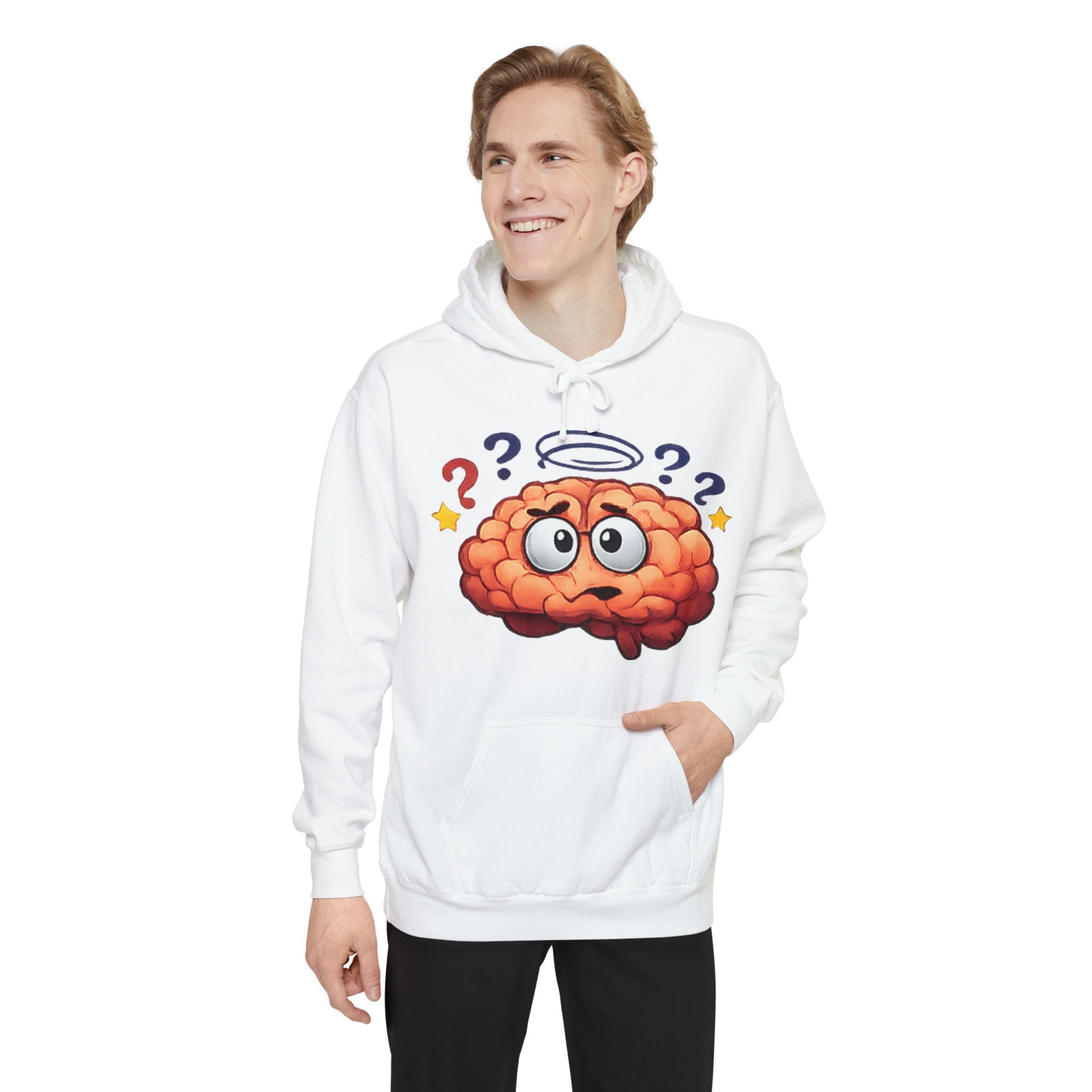 Error 404: Brain Not Found | Garment-Dyed Hoodie — AttitudeShirts
