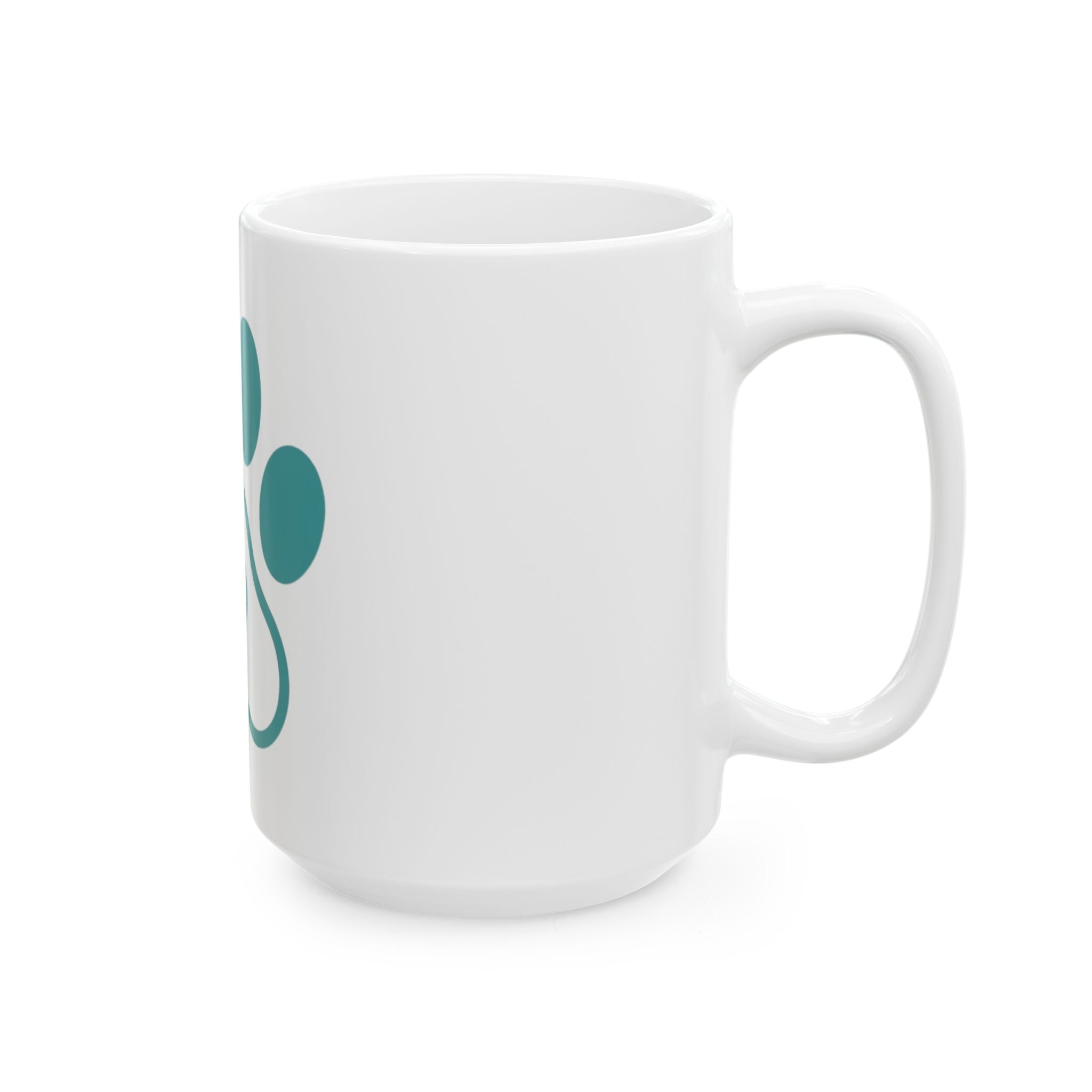 "Dog Mom" White Ceramic Mug — Graphic