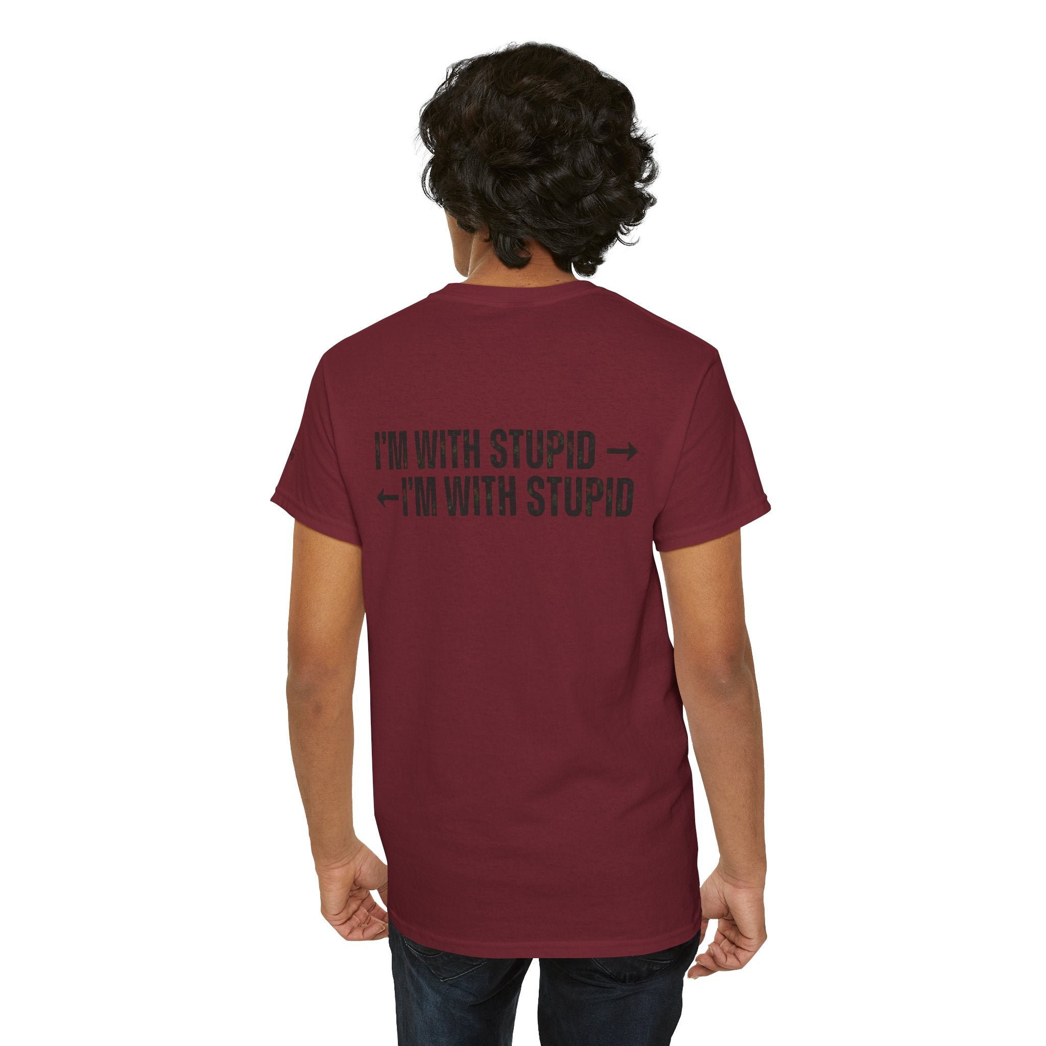 "I'm With Stupid" Premium Graphic Tee