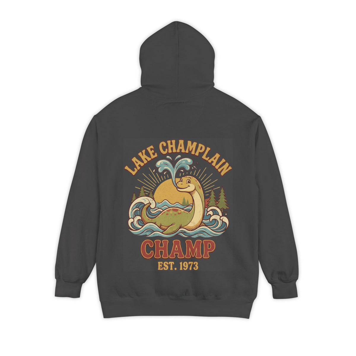 Color: Pepper | Champ (Lake Champlain) Garment-Dyed Hoodie