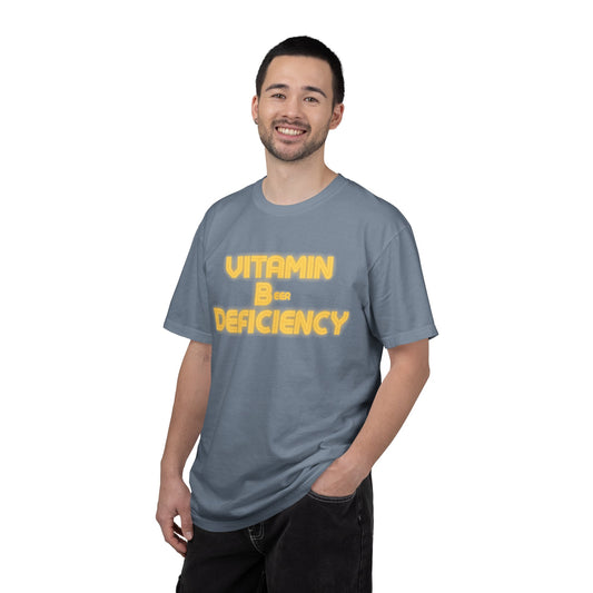 Color: Blue Jean | Vitamin Beer Unisex Garment-Dyed T-shirt