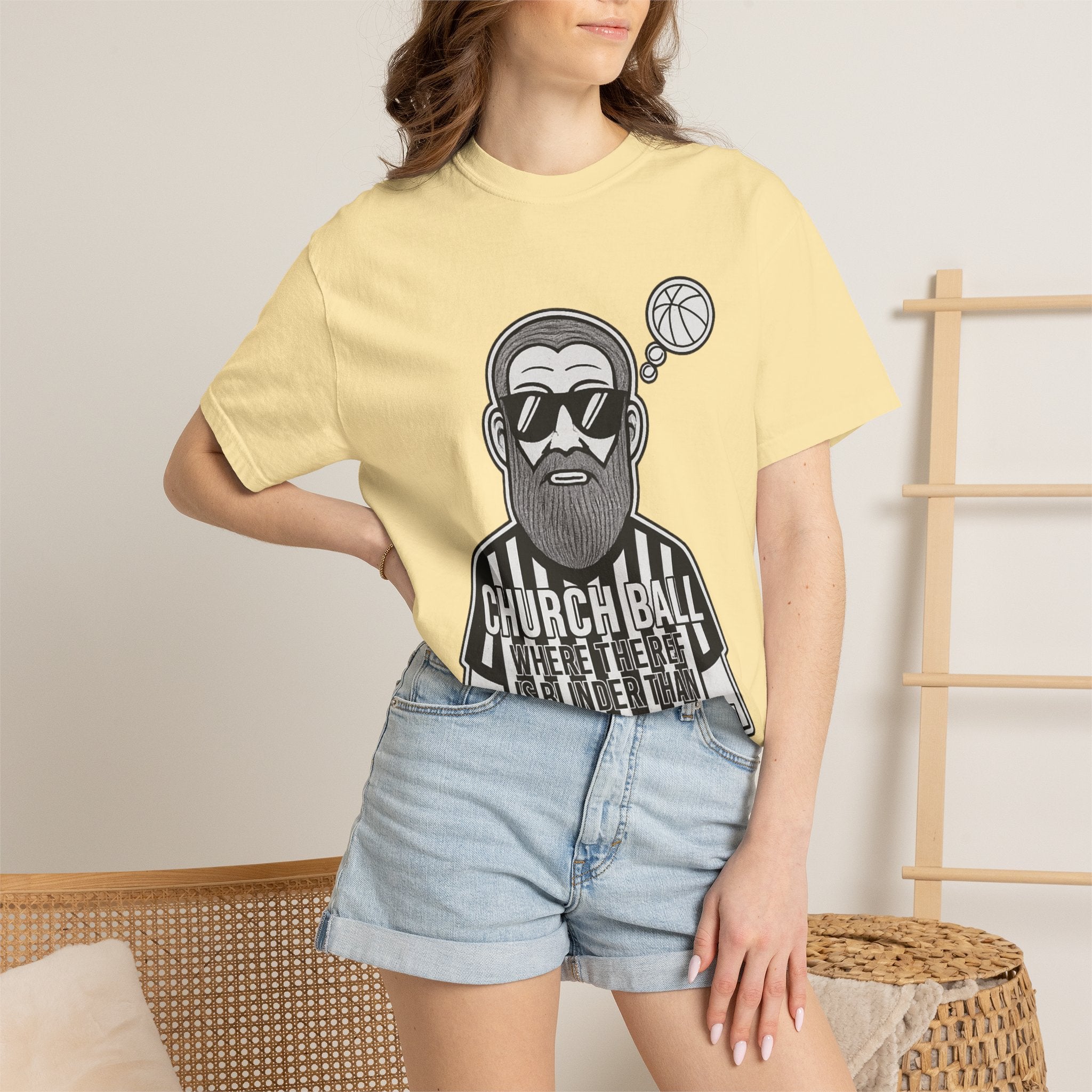 "Church Ball: Blinder Than Methuselah" Unisex Garment-Dyed T-shirt
