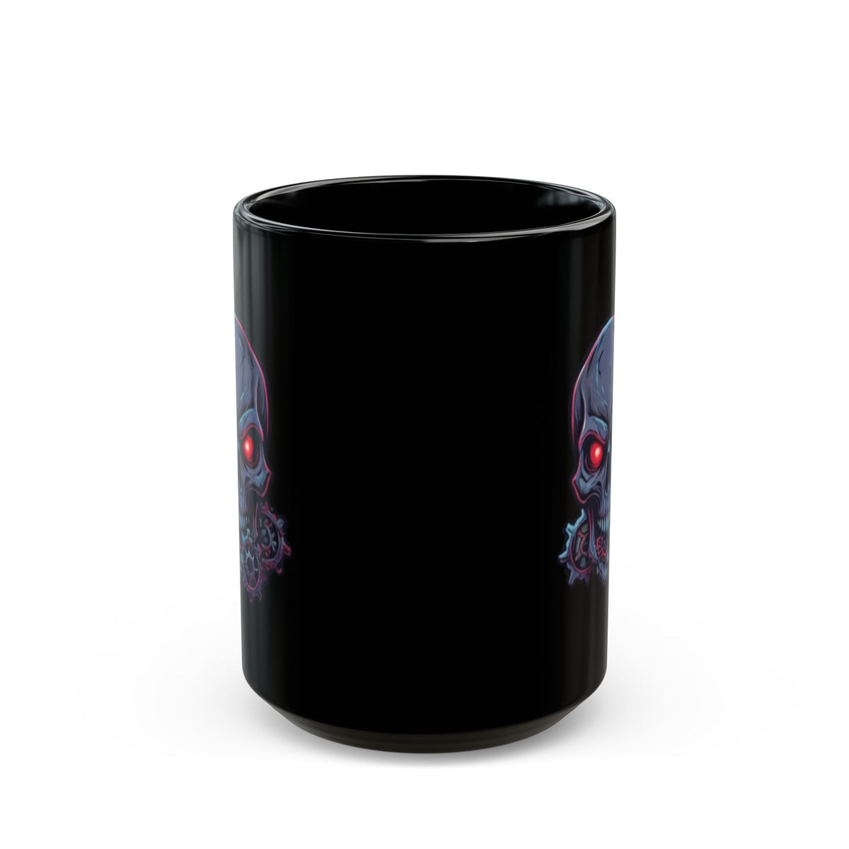 "Embrace the Journey - The Journey Sucks" Black Ceramic Mug — Graphic